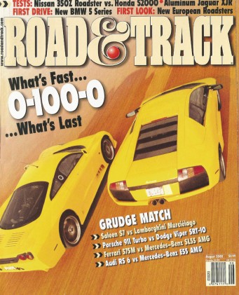 ROAD & TRACK 2003 AUG - S2000 vs 350Z, A 0-100-0 FIGHT